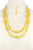 Oval Bead Layered Necklace