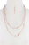Beaded Fashion Long Necklace And Earring Set
