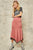 A Solid Woven Midi Skirt