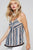 A Multi Stripes Camisole Top
