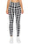 5-inch Long Yoga Style Banded Lined Tie Dye Printed Knit Legging With High Waist