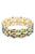 Crystal Color Stone Stretch Bracelet