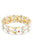 Crystal Color Stone Stretch Bracelet