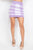 Plaid High-rise Fuzzy Mini Skirt