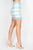 Plaid High-rise Fuzzy Mini Skirt