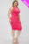 Plus Plunging Neck Crisscross Back Ruched Bodycon Mini Dress