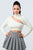 Lux Sweater Rib Cutout Mock Neck Crop Top