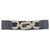 Rhinestone Buckle Elastic Belt